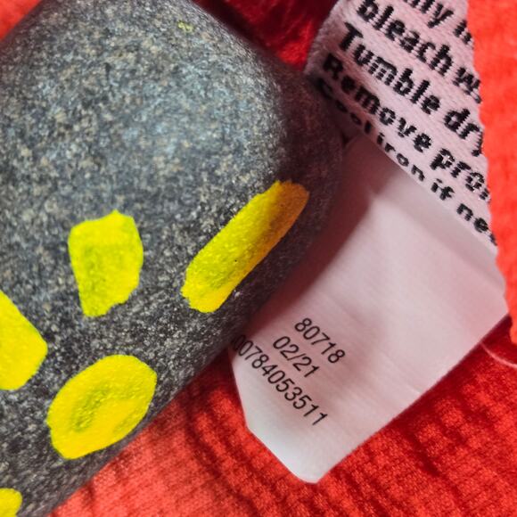 Nine West Wom Small Long Sleeve Ruffle Hem Coral Pink Blouse Spring Easter EUC - Picture 7 of 10